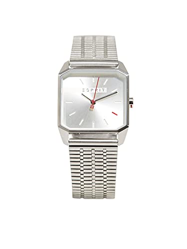 Esprit Damen Analog Quarz Uhr mit Edelstahl Armband ES1L071M0015