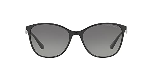 Emporio Armani Unisex Sonnenbrille, Schwarz (Black 501711), Large (Herstellergröße: 56)