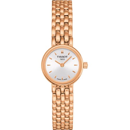 Tissot Damen-Uhren Analog Quarz One Size Roségold Edelstahl, Pvd Beschichtet 32001684