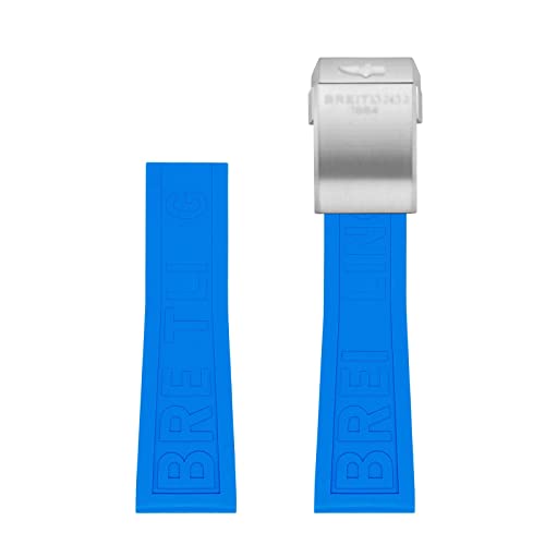 gummiarmband 22mm 24mm für breitling uhrenarmbänder für Avenger navitimer World Gummi wasserdichtes weiches uhrenarmband mit Schnalle Origin China