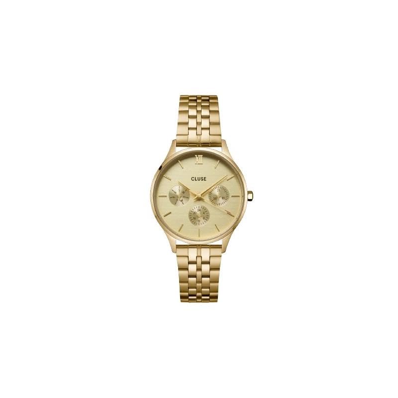 CLUSE Minuit Multifunction Uhr CW10701 Gold