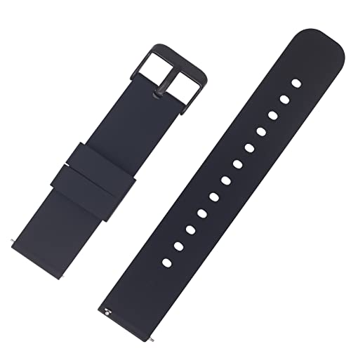 ONKUO Uhrenarmbänder Smartwatch Armbänder Ersatzarmband für Herrenuhr Damenuhr, Quick Release Wechselarmband, Silikon Uhrband Bracelet Watch Strap 22mm 20mm 18mm