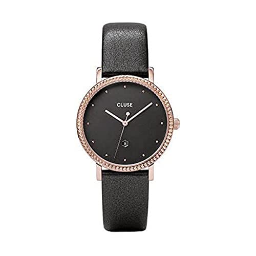 Cluse Damen Analog Quarz Uhr mit Leder Armband CW0101209007