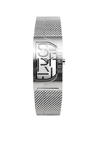 Esprit Damen Analog Quarz Uhr mit Edelstahl Armband ES1L046M0015
