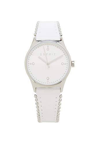 Esprit Damen Analog Quarz Uhr mit Leder Armband ES1L032L0015