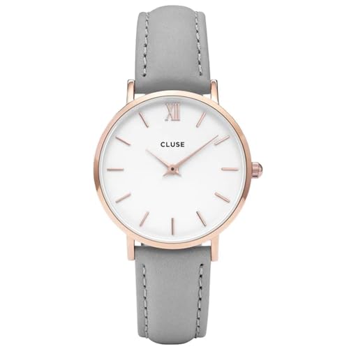 Cluse Damen Armbanduhr Analog Quarz Leder CL30002