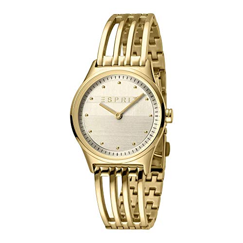 Esprit ES1L031M0035 Unity Uhr Damenuhr Edelstahl vergoldet 3 bar Analog Gold