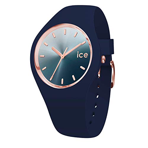 Ice-Watch - ICE sunset Blue - Blaue Damenuhr mit Silikonarmband - 015751 (Medium)