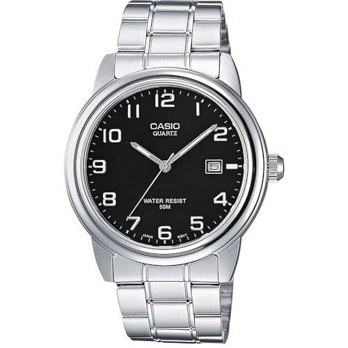 Casio Herren Uhr Analog Quarz mit Edelstahlarmband MTP-1221A-1AVEG