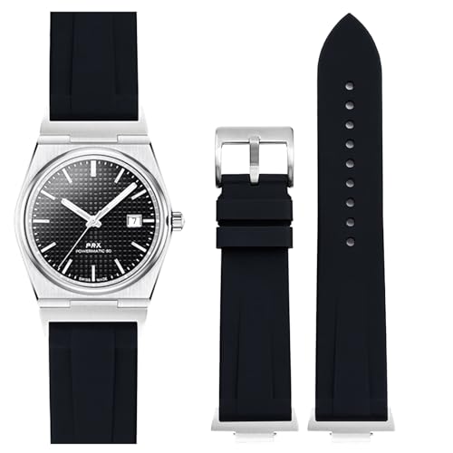Stanchev Armband für Tissot PRX Uhren-Serie, Schnellverschluss, weiches Silikonband für Tissot PRX Powermatic 80,12 mm, für Herren und Damen, Ersatzarmband für Tissot PRX 40 mm, 40mm watch