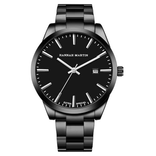 OFFCUP Herren Uhr Analog Quarz Chronograph Mit Edelstahlarmband, Datum, Mode Casual Business Klassische Elegantes Geschenk - Silber