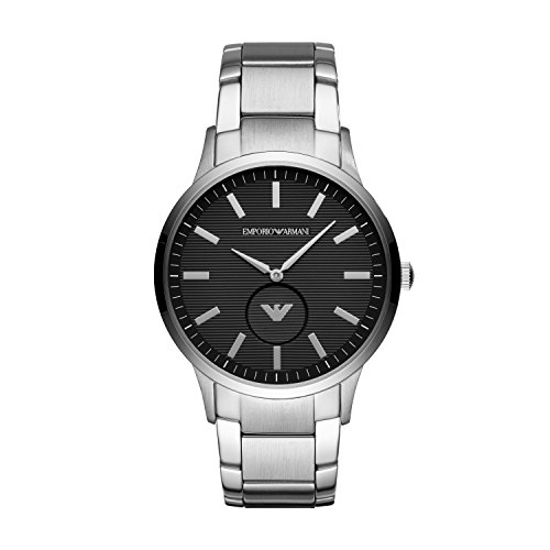 Emporio Armani Dreizeiger-Edelstahluhr für Herren, AR11118