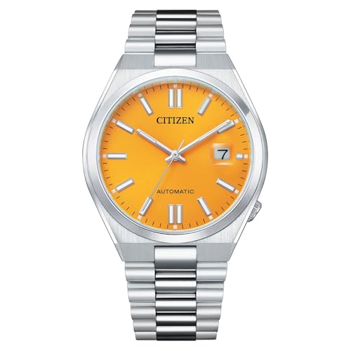 CITIZEN Herren Analog Automatik Uhr mit Edelstahl Armband NJ0150-81Z
