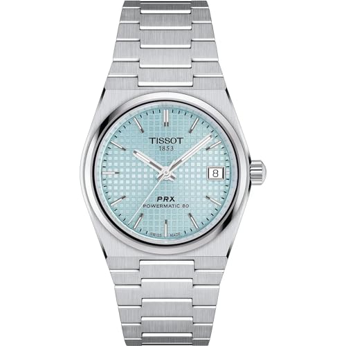 Tissot PRX Powermatic T1372071135100 Damen-Armbanduhr, 35 mm, Eisblau