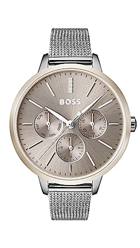 BOSS Multi Zifferblatt Quarz Uhr für Damen mit Edelstahlarmband Edelstahlarmband - 1502423
