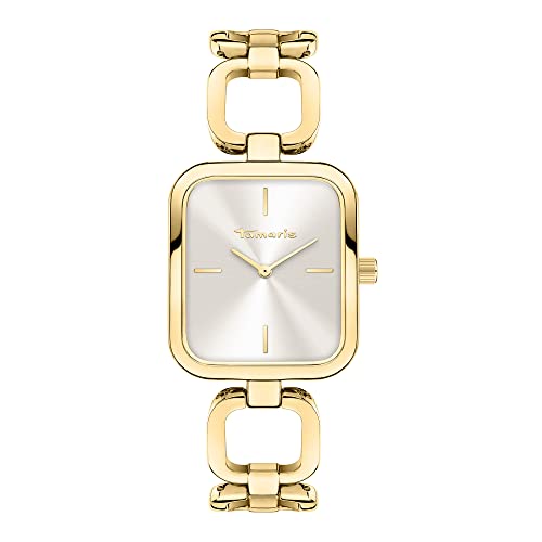 Tamaris Damen Analog Quarz Uhr mit Metall Armband TT-0109-MQ
