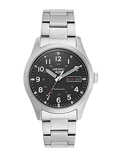 Seiko Herren Analog Automatik Uhr mit Edelstahl Armband SRPG27K1