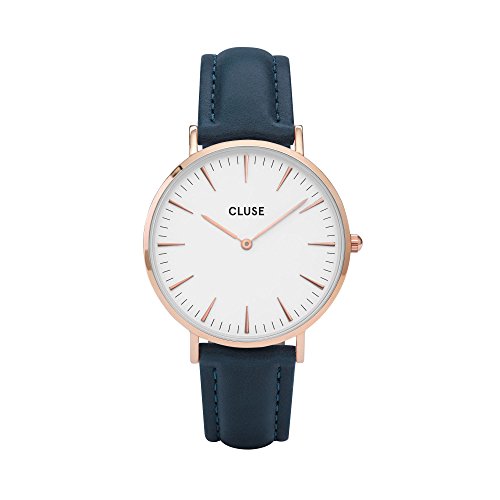 Cluse Damen-Armbanduhr Analog Quarz Leder CL18016