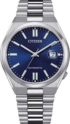 Citizen Herren Analog Automatik Uhr mit Edelstahl Armband NJ0150-81L