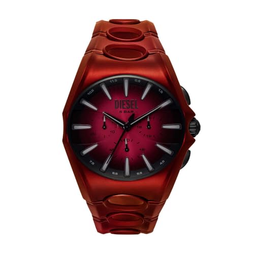 DIESEL Herren Analog Quarz Uhr mit Edelstahl Armband DZ4693