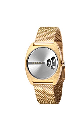 ESPRIT Damen Analog Quarz Uhr mit Edelstahl Armband ES1L036M0105