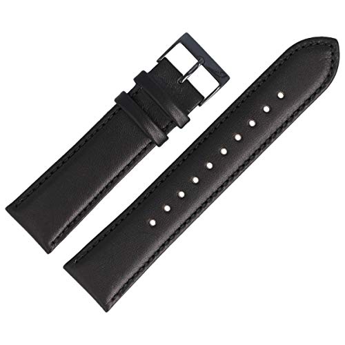 Hugo Boss Uhrenarmband 22mm Leder Dunkelbraun Glatt - 659302792