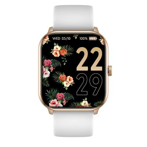 Ice-Watch - ICE smart Rose gold White - Rose-Gold Smartwatch für Damen mit Silikonarmband - 021413 (1,85')