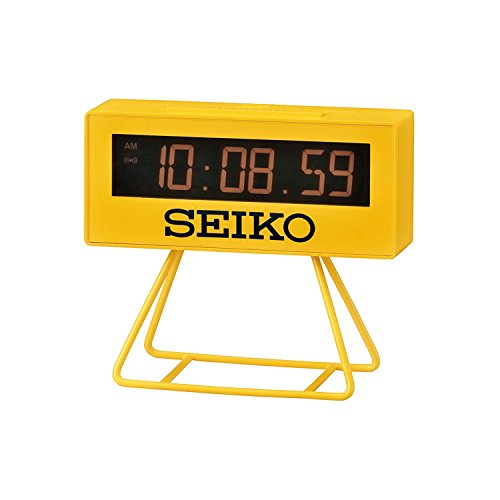 Seiko Unisex Wecker Digital Kunststoff schwarz QHL062Y