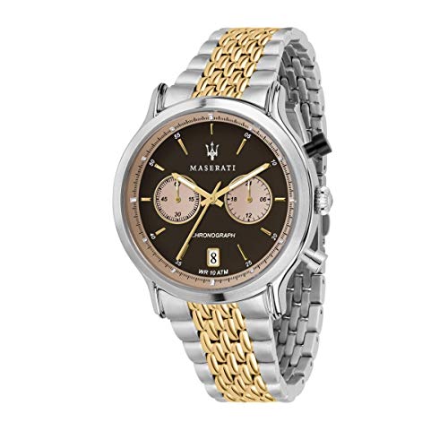 Maserati Legend Kollektion, mit Chronograph, aus Edelstahl und gelbgold PVD - R8873638003