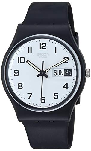Swatch Herrenuhr Analog Quarz mit Plastikarmband – GB 743