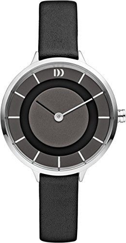 Danish Design Damen Analog Quarz Uhr mit Leder Armband IV13Q1165