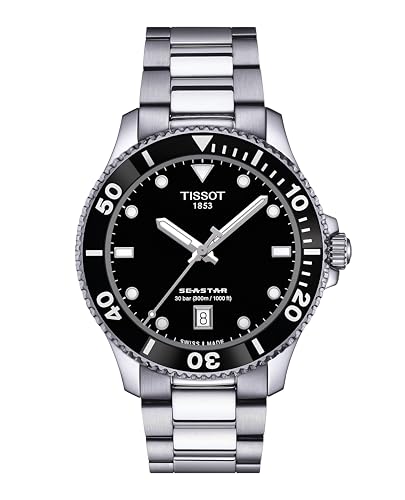 Tissot Seastar 1000 40 mm time only watch black dial T120.410.11.051.00