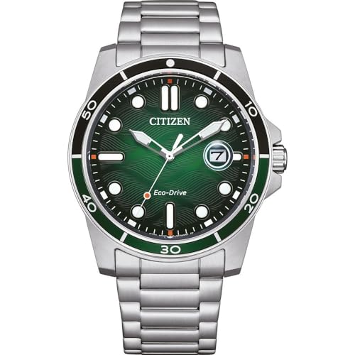 CITIZEN Herren Analog Quarz Uhr mit Edelstahl Armband AW1811-82X
