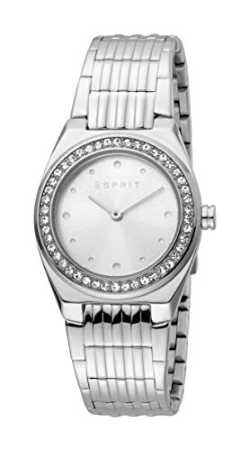 Esprit ES1L148M0045 Spot Silver Uhr Damenuhr Edelstahl 3 bar Analog Silber