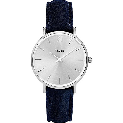 Cluse Damen Analog Uhr mit Leder Armband CL30041