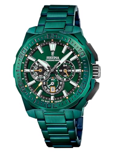 FESTINA CAB.CRONO ACE.ESF.Verd.