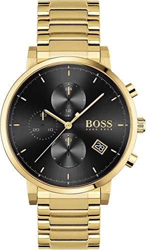 BOSS Quarz Uhr mit Edelstahl Armband 1513781