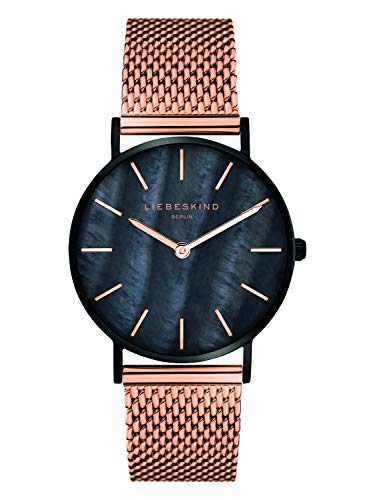 Liebeskind Berlin Armbanduhr LT-0145-MQ IP black roségold