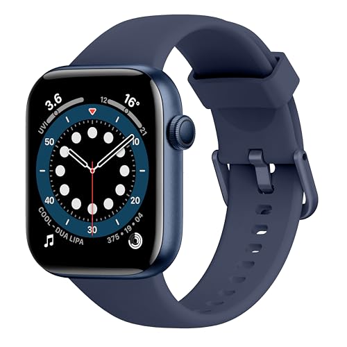 Smartwatch Damen Herren, 1,85' HD Touch Fitnessuhr mit Telefonfunktion, 140+Sportmodi Smart Watch Fitness Tracker mit Pulsmesser Schlafmonitor Schrittzähler, IP68 Wasserdicht Sportuhr für iOS Android