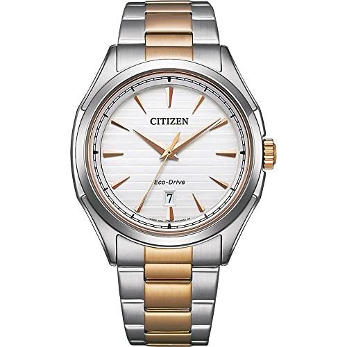 CITIZEN Herren Analog Japanisches Quarzwerk Uhr mit Edelstahl Armband AW1756-89A