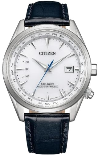 CITIZEN Men's Analog Quarz Uhr mit Leder Armband CB0270-10A
