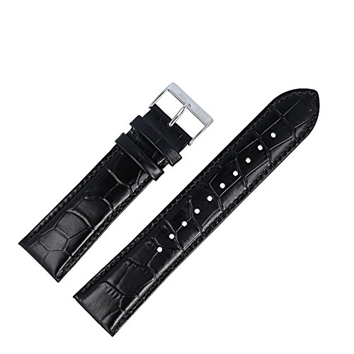 Hugo Boss Uhrenarmband 22mm Leder Schwarz - 659302561