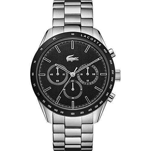 Lacoste Chronograph Quarz Uhr für Herren mit Silbernes Edelstahlarmband - 2011079