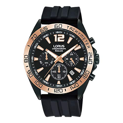 Seiko UK Limited - EU Herren Analog Quarz Uhr mit Silicone Armband RT338JX9