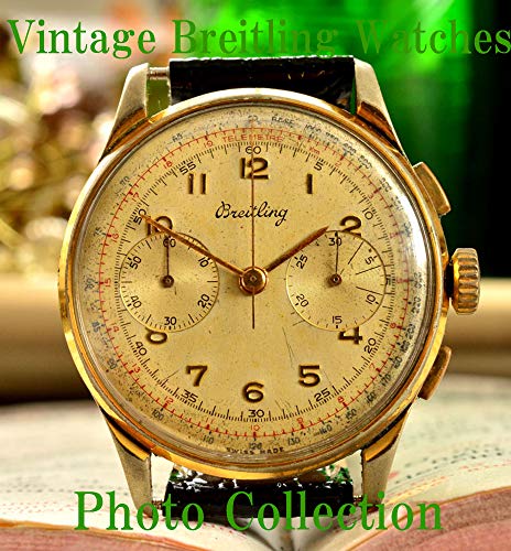 Breitling Vintage Antique Watches Photo Collection (English Edition)