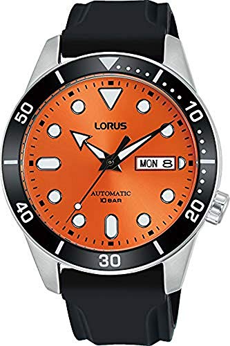 Lorus Herren Analog Automatisch Uhr mit Silicone Armband RL453AX9