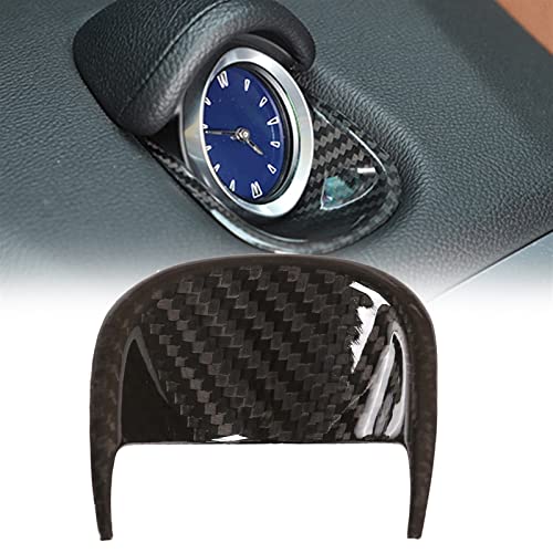 Auto-Innenraum-Armaturenbrett-Uhr-Dekorationsrahmen Aus Echtem Kohlefaser-Autozubehör Für Maserati Für Ghibli 2014-2022 Zubehör (Color : Real carbon fiber)
