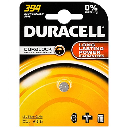 Duracell Knopfzelle Silberoxid Uhrenbatterien (SR936/394/SR45)