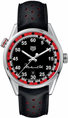 TAG Heuer Carrera Uhr Tribute to Muhammad Flügel Automatik Stahl 100m WAR2A11.FC6337