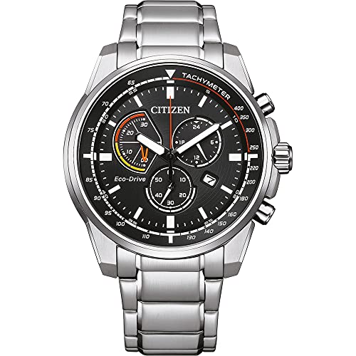CITIZEN Herren Analog Quarz Uhr mit Edelstahl Armband AT1190-87E